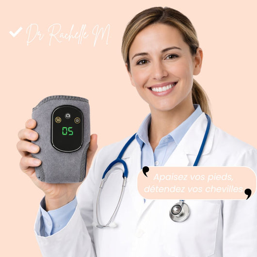 Masseur de pieds et de chevilles sans fil(Fonction triple thérapie)