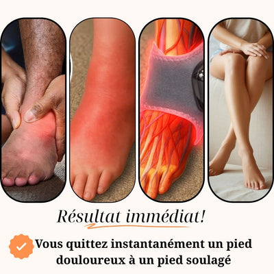Masseur de pieds et de chevilles sans fil(Fonction triple thérapie)